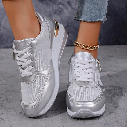 Nova Metallic Platform Sneakers
