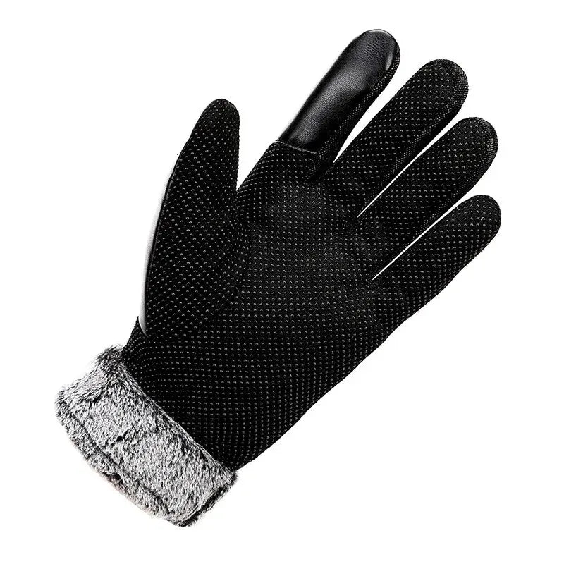 Men’s Leather Touchscreen Gloves