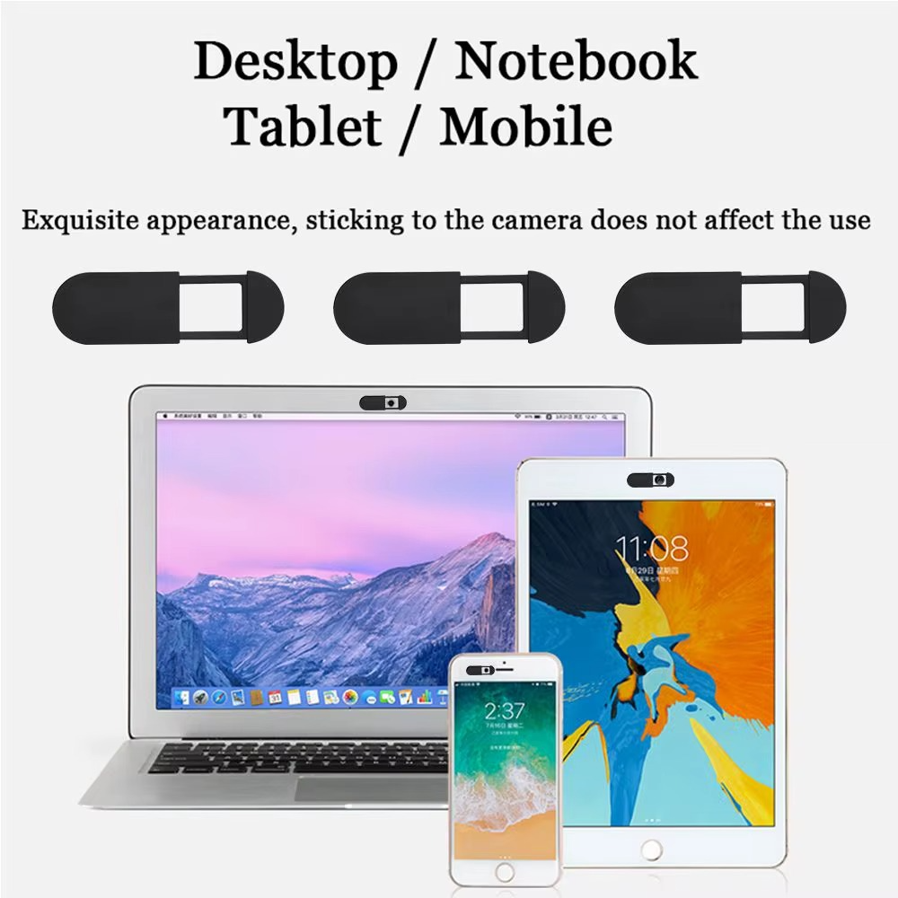 Ultra-Thin Sliding Webcam Cover – Laptop & Device Privacy Shield