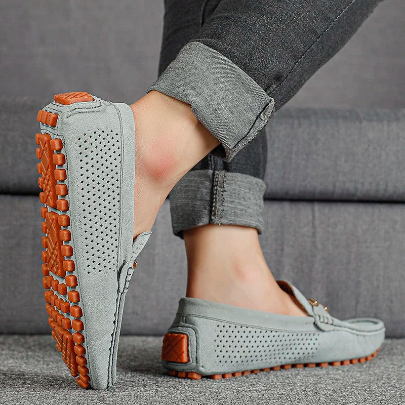 Adrian Leather Slip On Loafers