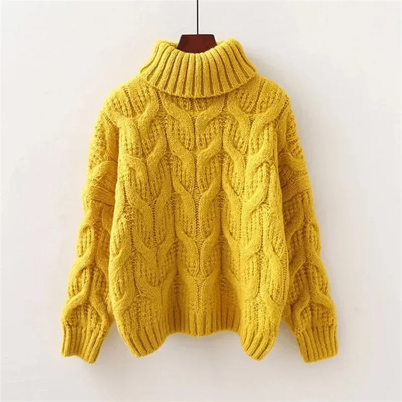 Firenze Cable Knit Cashmere Blend Sweater