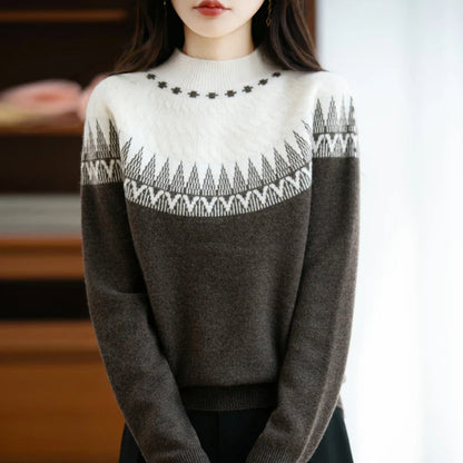 Aurelia High Neck Wool Sweater