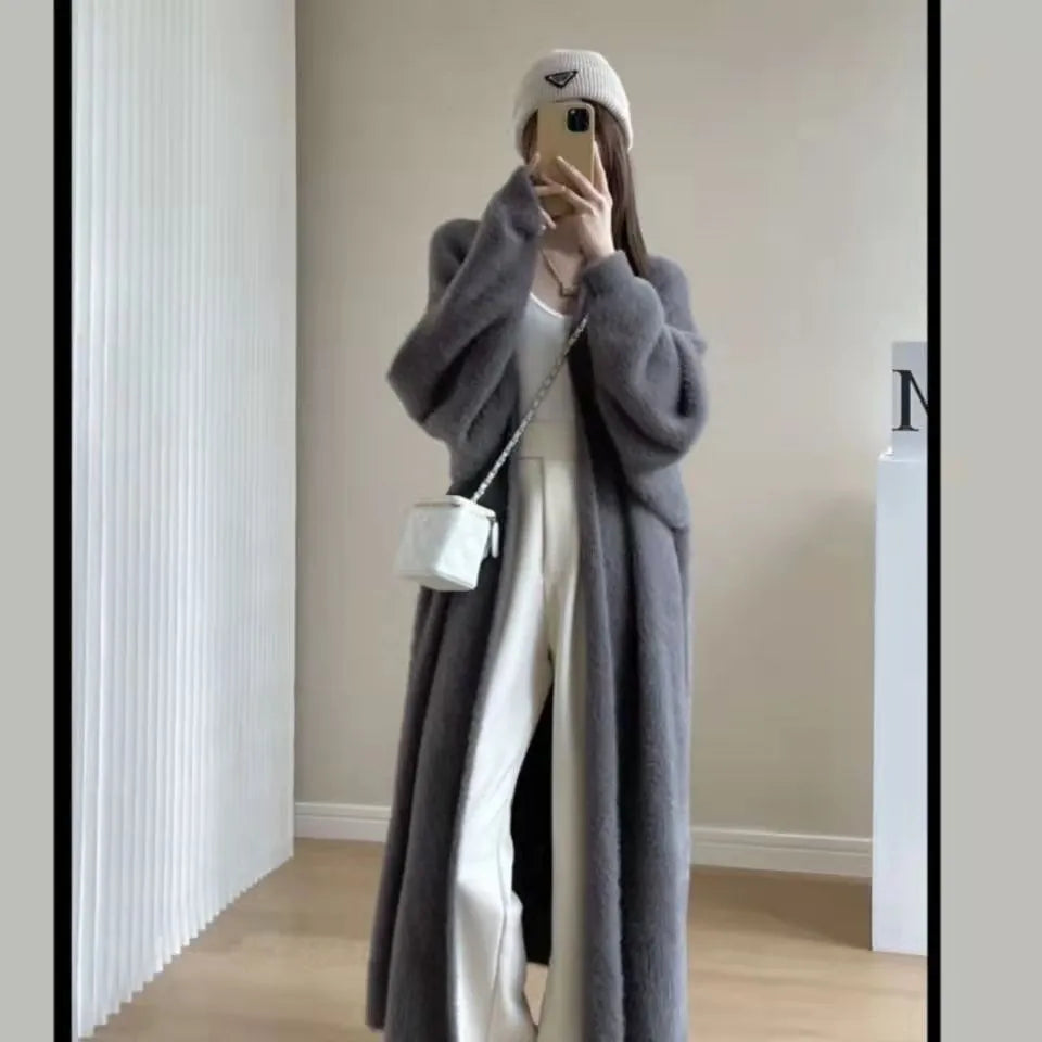 Stella Elegant Cashmere Blend Long Coat