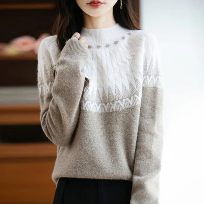 Aurelia High Neck Wool Sweater
