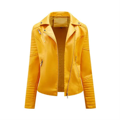 Kara Structured Faux Leather Jacket