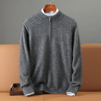 Ravello Half Zip Wool Sweater