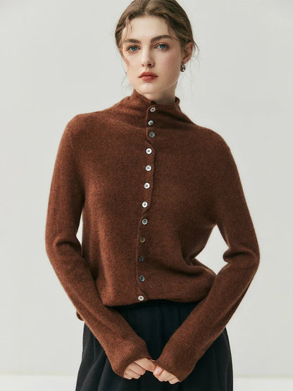 Serin Cashmere Blend Turtleneck Sweater