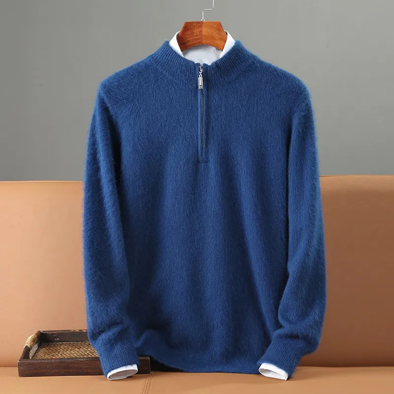 Ravello Half Zip Wool Sweater