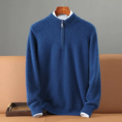 Ravello Half Zip Wool Sweater