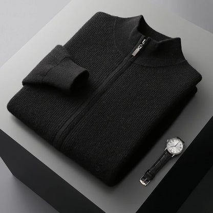 Halden Cashmere Blend Zip Cardigan