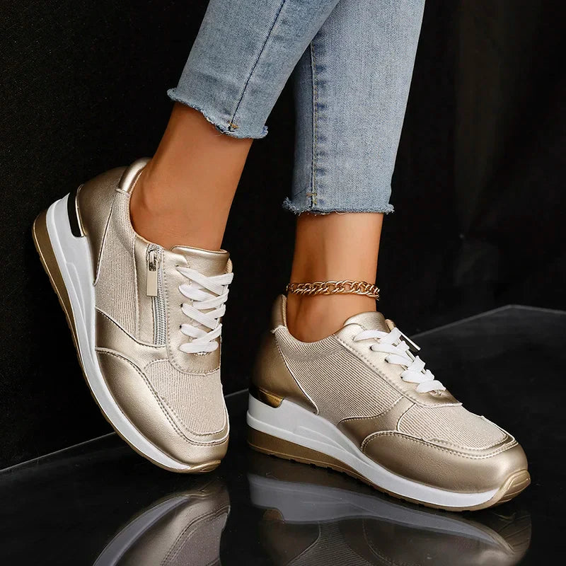 Nova Metallic Platform Sneakers