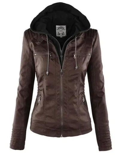 Emilia Faux Leather Jacket