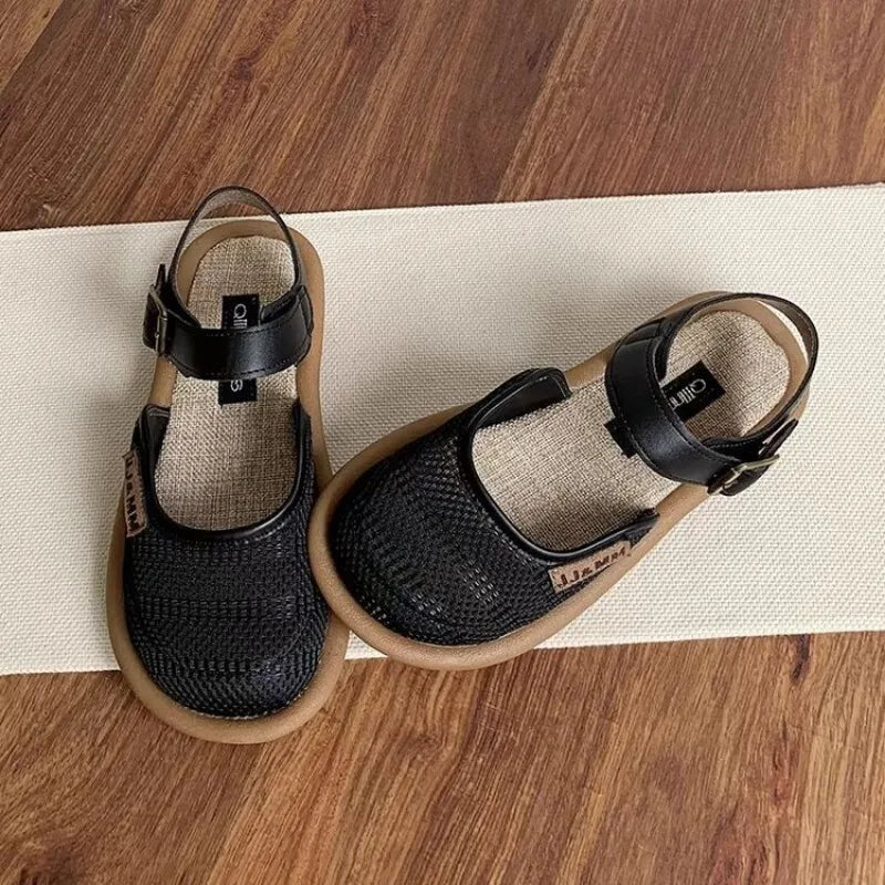 Flora Woven Leather Sandals