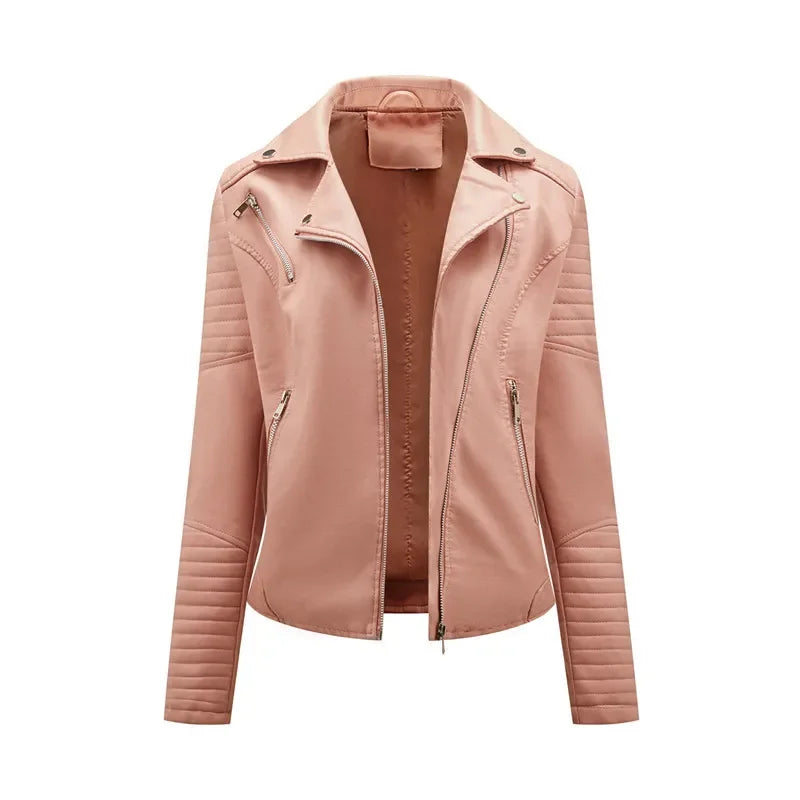 Kara Structured Faux Leather Jacket
