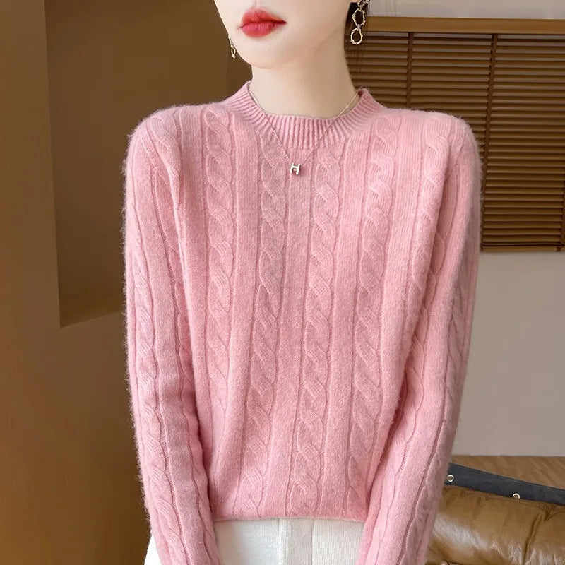 Alina Woolen Semi Turtleneck Sweater