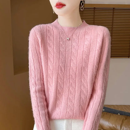 Alina Woolen Semi Turtleneck Sweater