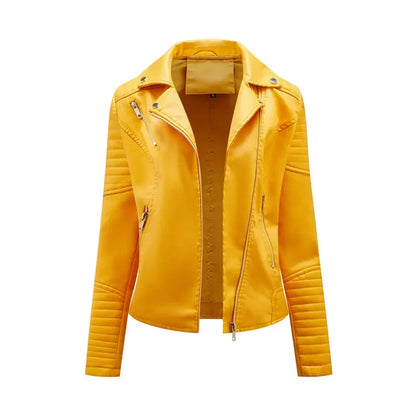 Kara Structured Faux Leather Jacket