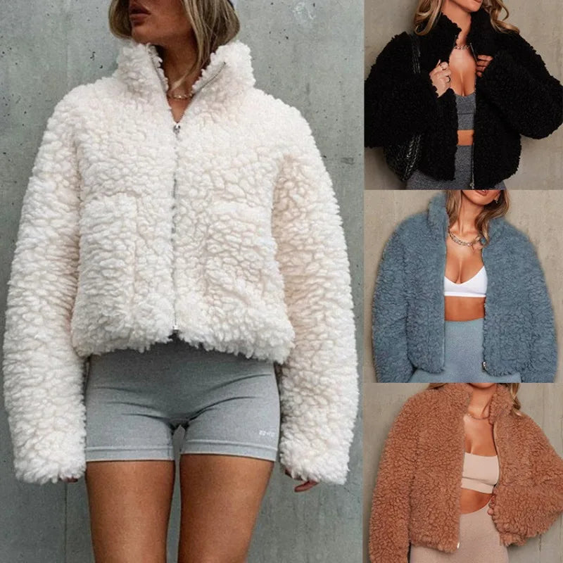 Aria Zip Up Sherpa Jacket