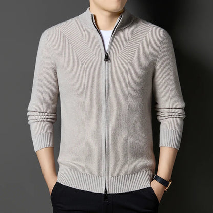 Eldrin Wool Zip Cardigan