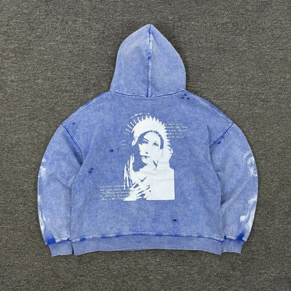 Oversized Men's Hooded Sweatshirt  Washed Cotton Street