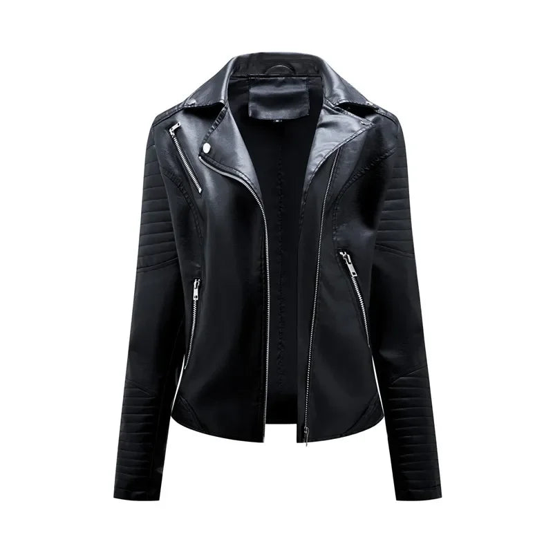 Kara Structured Faux Leather Jacket
