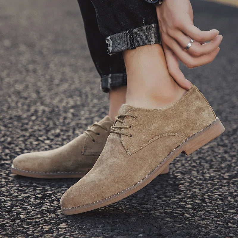 Novaro Suede Oxford Shoes