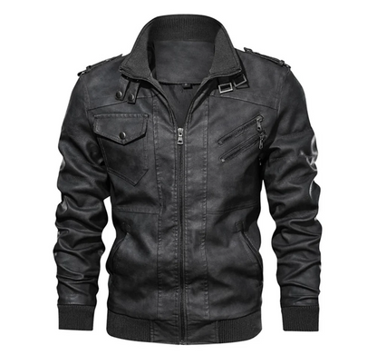 Lucerne Hooded Leather Jacket