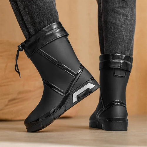 Monaco Waterproof Cotton Rain Boots