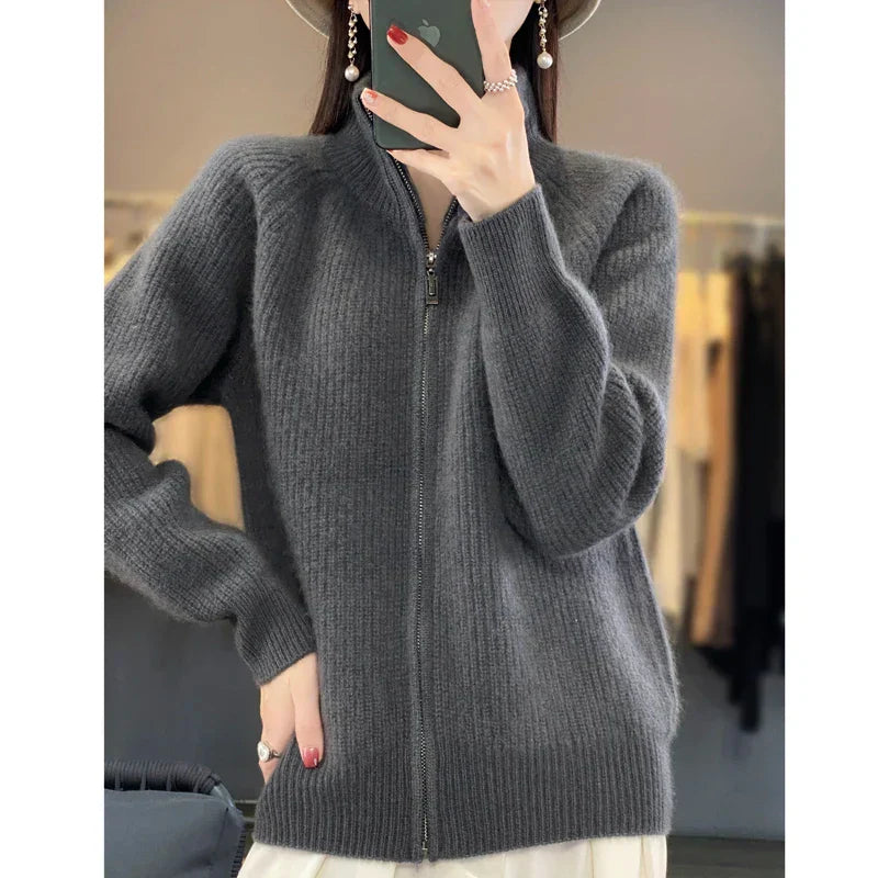 Merrick Wool Zip Up Jacket