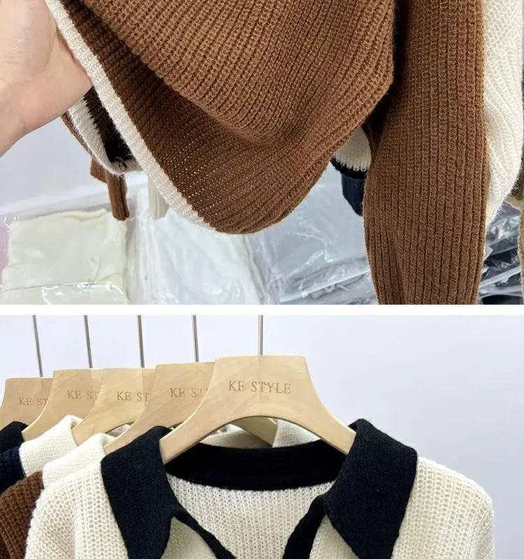 Alina Classic Knit Polo Top