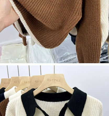 Alina Classic Knit Polo Top