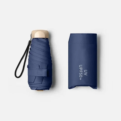 Compact Folding UV Rain Umbrella