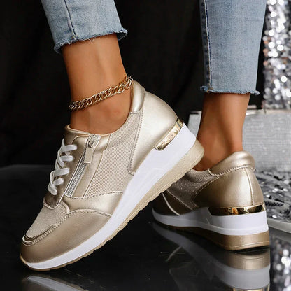Nova Metallic Platform Sneakers
