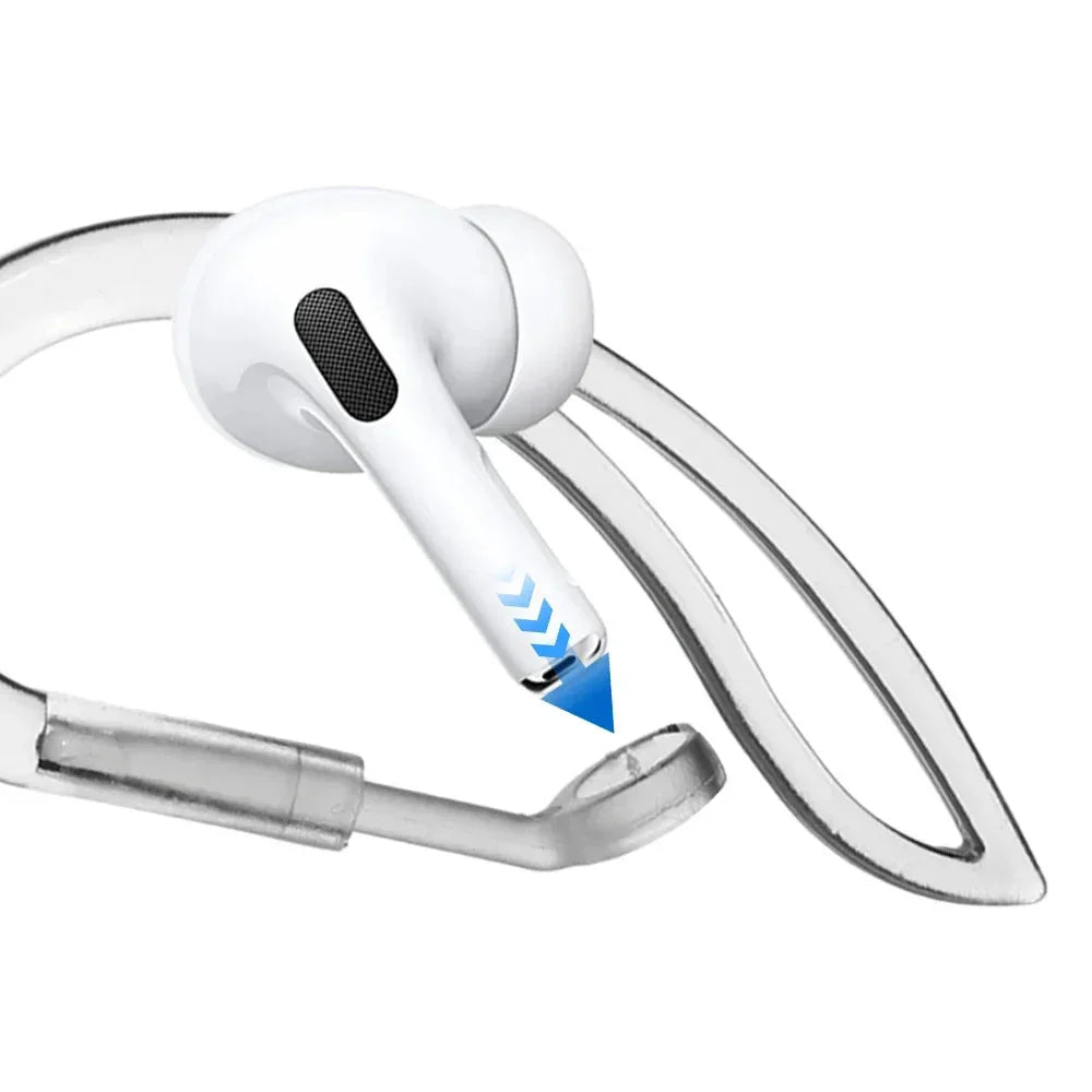 ClearForm Silicone Ear Hooks for AirPods