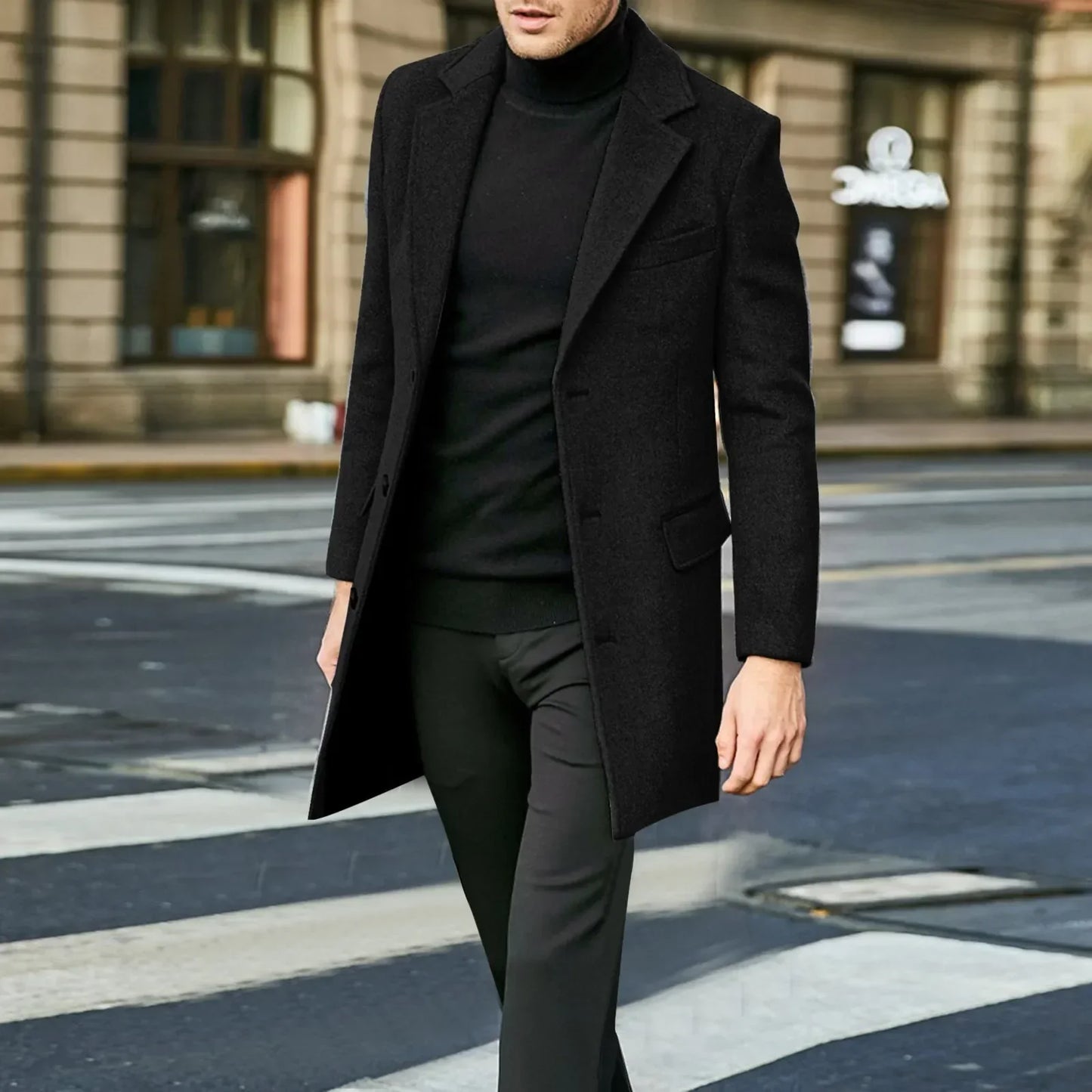 Chelsea Tailored Wool Overcoat