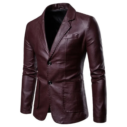 Turin Leather Blazer Jacket