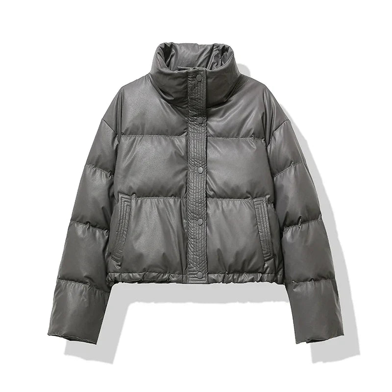 Valina Padded Mock Neck Jacket