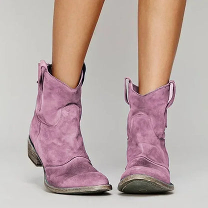 Marlow Women’s Cowgirl Ankle Boots