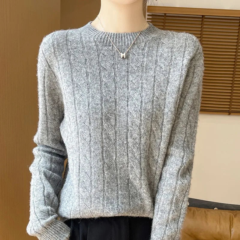 Alina Woolen Semi Turtleneck Sweater