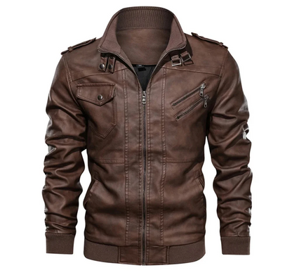 Lucerne Hooded Leather Jacket