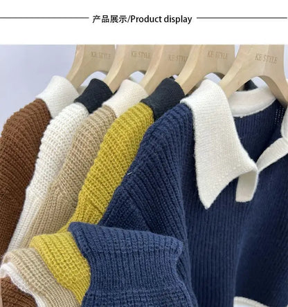Alina Classic Knit Polo Top