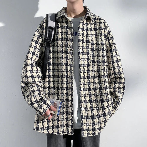 Arlo Houndstooth Overshirt Jacket