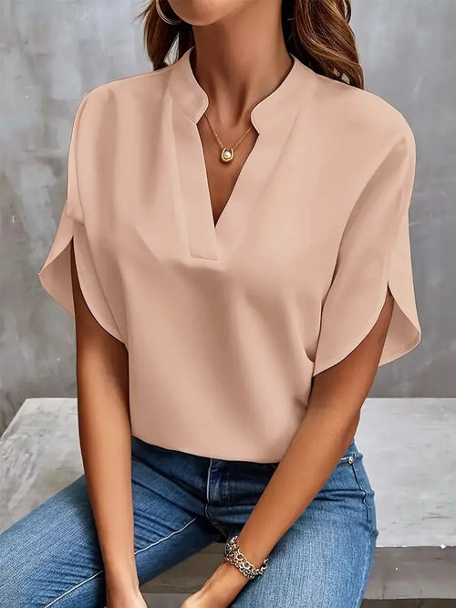 Lucia Silk Drape Blouse