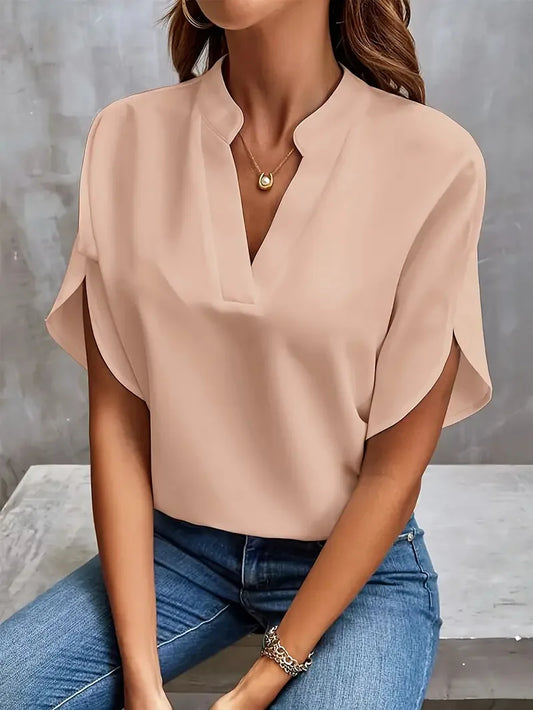 Lucia Silk Drape Blouse