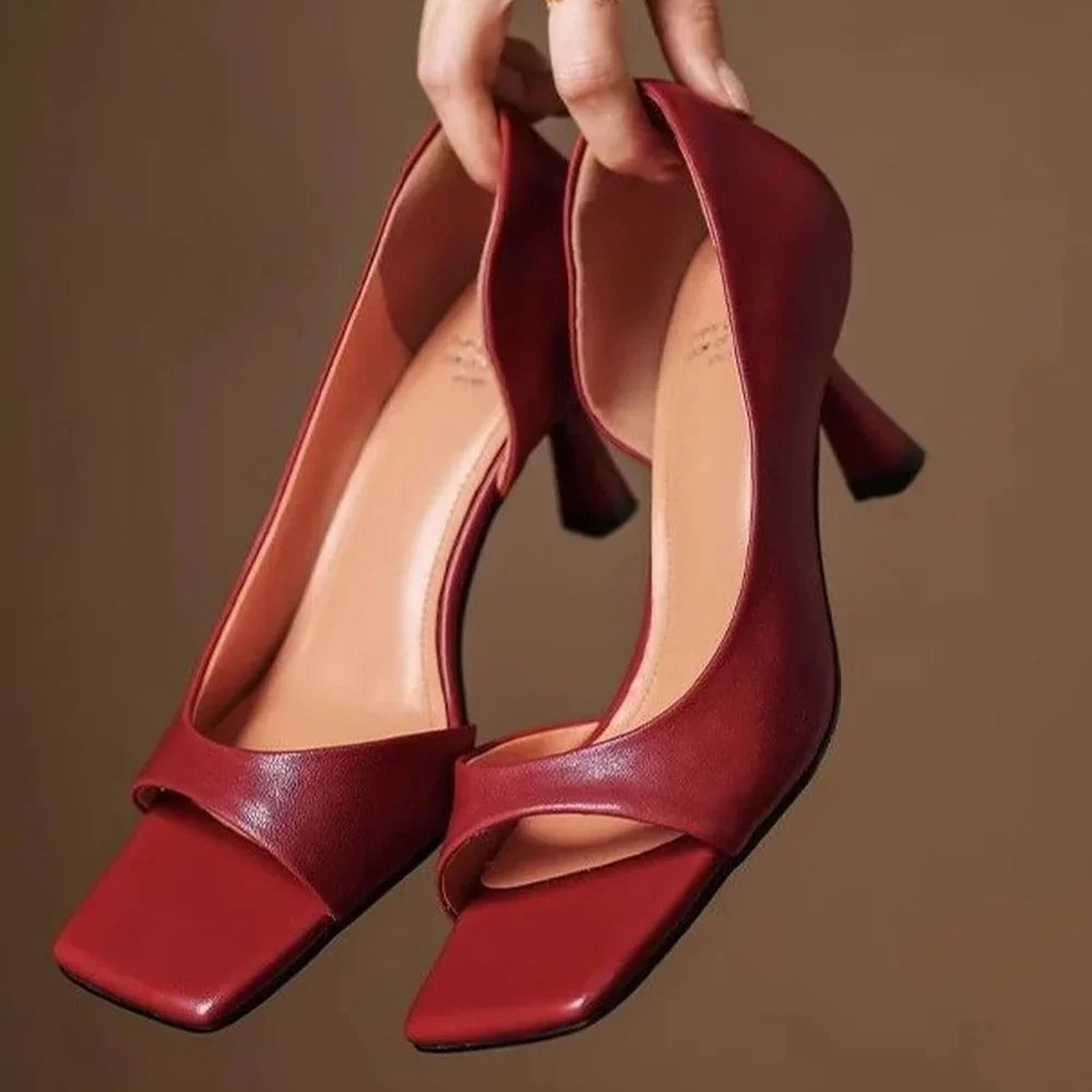 Arabella Chic Leather Heels