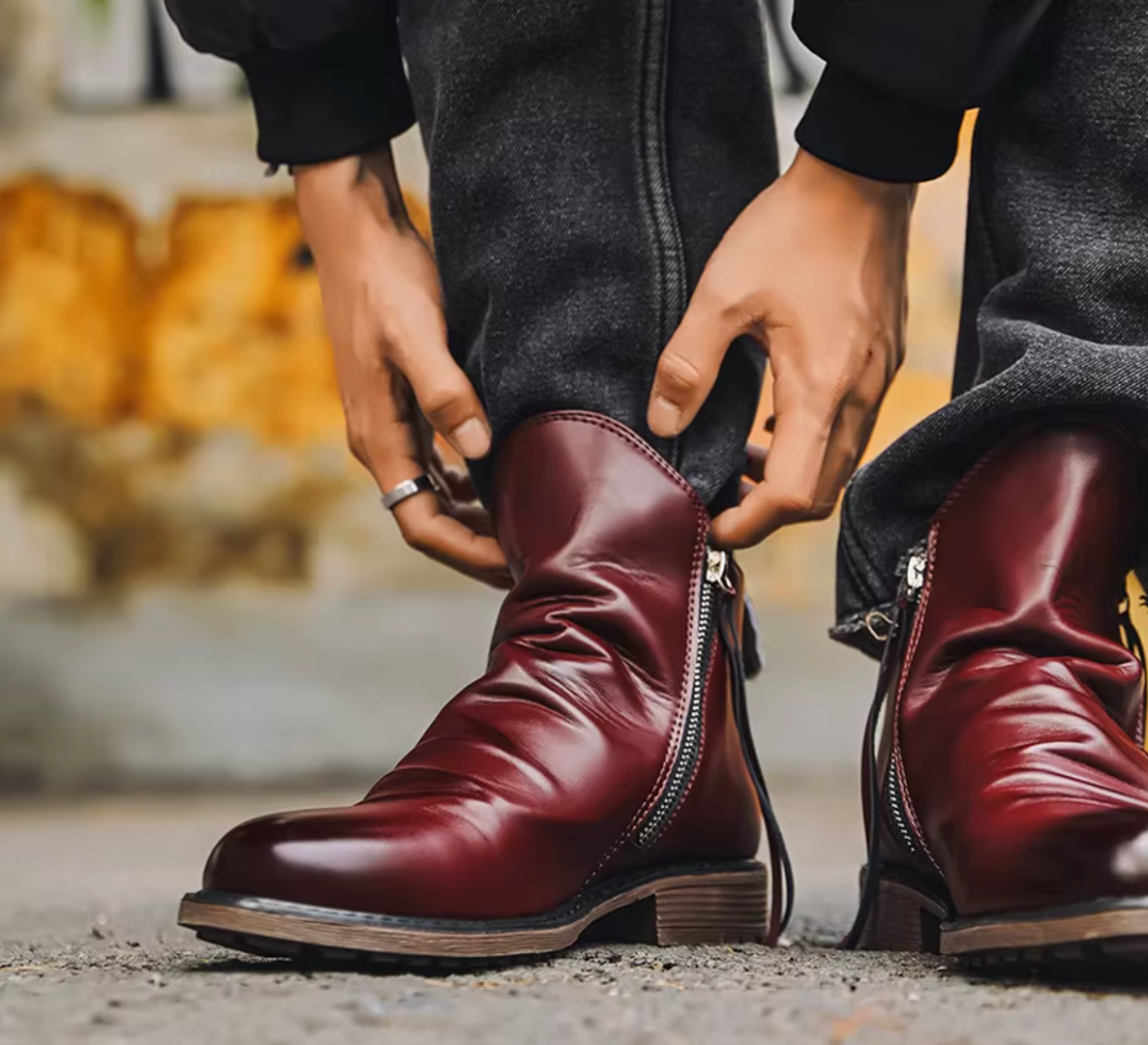 Verona Leather Chelsea Boots