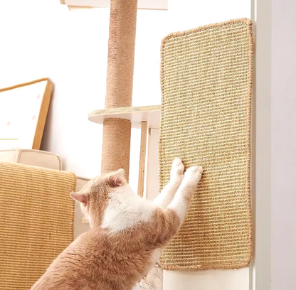 Cat Scratch Mat with Natural Sisal Furniture Saver Pad