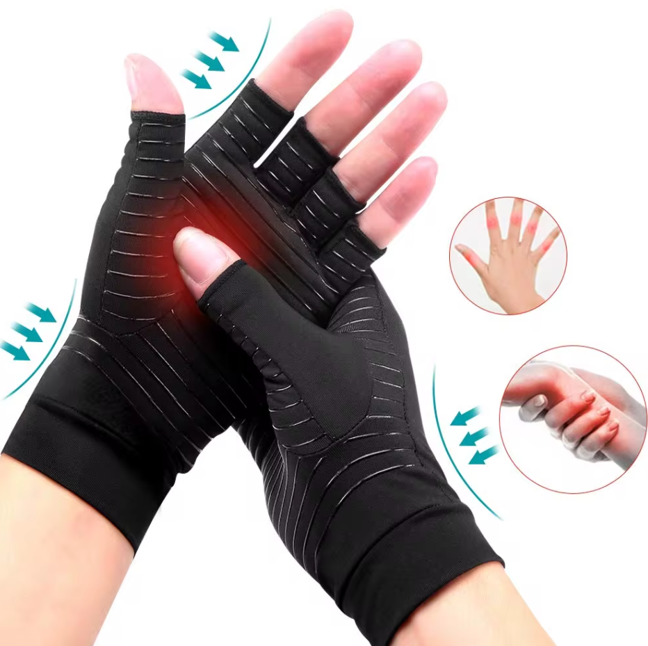 OrthoHealth - Copper Therapy Gloves for Hand Pain