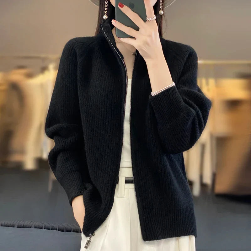 Merrick Wool Zip Up Jacket