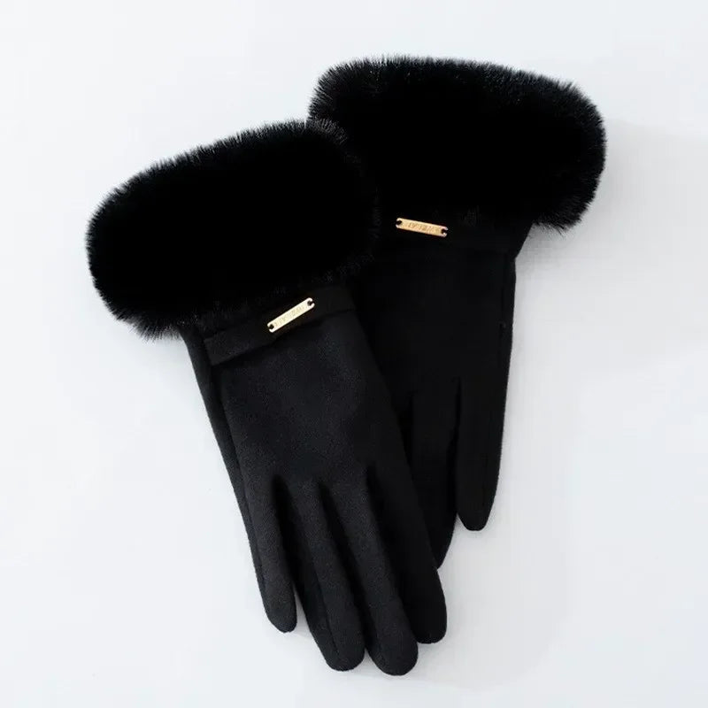 Iria Fur Gloves